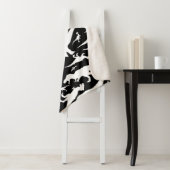 Schwarzweiss-Dinosaurier-Muster Sherpadecke (Beispiel)