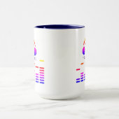 Schwarzweiss-DJ reden buntes Miami an Tasse (Zentrum)