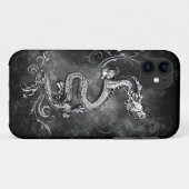 Schwarzweiss-Drachekasten Case-Mate iPhone Hülle (Rückseite (Horizontal))