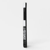 Schwarzweiss-Eiffelturm Case-Mate iPhone Hülle (Hinten/Links)