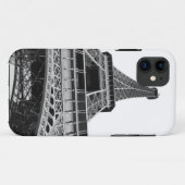 Schwarzweiss-Eiffelturm Case-Mate iPhone Hülle (Rückseite (Horizontal))