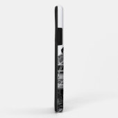 Schwarzweiss-Eiffelturm Case-Mate iPhone Hülle (Hinten/Rechts)