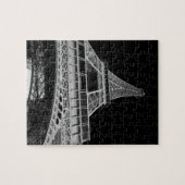 Schwarzweiss-Eiffelturm Puzzle (Horizontal)