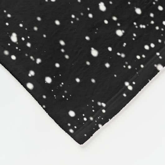 Schwarzweiß, einfach, modern, abstrakt fleecedecke (Ecke)