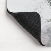 Schwarzweiss-Eisvogel Mousepad (Ecke)