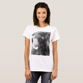 Schwarzweiss-Elefant T-Shirt (Vorne ganz)
