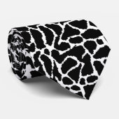 Schwarzweiß-Elefantendruck Krawatte (Gerollt)