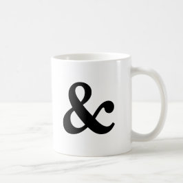 Schwarzweiss-Etzeichen-Tasse Kaffeetasse