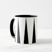 Schwarzweiss-Farbblock Tasse (Vorderseite Links)
