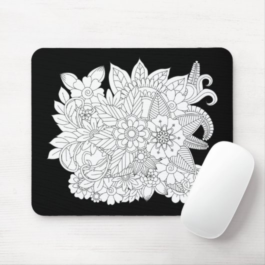 Schwarzweiß, Farbe: Mousepad (Mit Mouse)