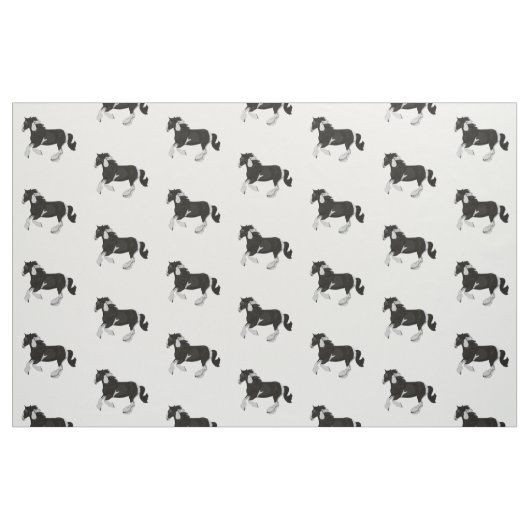 Schwarzweiss-Farbepinto-Sinti und Roma Vanner Stoff (Fat Quarter (45,7 x 55,9 cm))