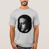 SCHWARZWEISS-FERNANDO PESSOA-PORTRÄT T-Shirt (Vorderseite)