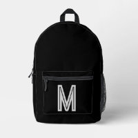 Schwarzweiß - fett gedruckte Monogramm