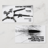 Schwarzweiss-Feuerwaffen ffl Händler Visitenkarte (Vorne/Hinten)