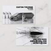 Schwarzweiss-Feuerwaffen ffl Händler Visitenkarte (Vorne/Hinten)