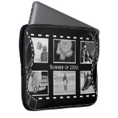 Schwarzweiss-Filmrolle Laptopschutzhülle (Vorne Rechts)