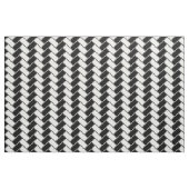 Schwarzweiss-Fischgrätenmuster Stoff (Fat Quarter (45,7 x 55,9 cm))
