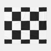 Schwarzweiß Fleecedecke (Vorderseite (Horizontal))