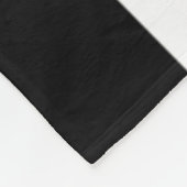 Schwarzweiß Fleecedecke (Ecke)