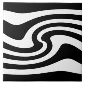 Schwarzweiss Fliese (Vorderseite)