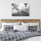 Schwarzweiß-Foto auf der Leinwand (Insitu (Schlafzimmer))