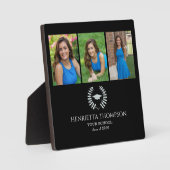 Schwarzweiß-Foto der Graduierungspartei Fotoplatte (Vorderseite)