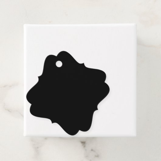 Schwarzweiß-Foto Geschenkanhänger (Beispiel)