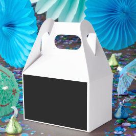 Schwarzweiß-Foto Geschenkschachtel