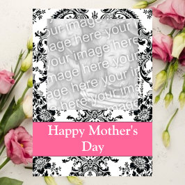 Schwarzweiß-Foto Karte