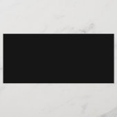 Schwarzweiß-Foto Menükarte (Vorderseite)