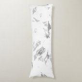 Schwarzweiß-Foto mit weißem Hintergrund Seitenschläferkissen (Vorderseite Vertikal)