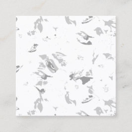 Schwarzweiß-Foto mit weißem Hintergrund Telefonnummerkarte