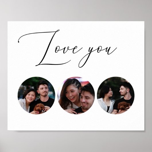 Schwarzweiß-Foto Poster (Vorne)