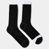 Schwarzweiß-Foto Socken (Rechts)