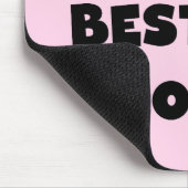 Schwarzweiss-Geschenk T-Shirts des Gut-est Lola de Mousepad (Ecke)