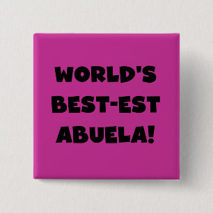 Schwarzweiss-Geschenke des Gut-est Abuela der Welt Button