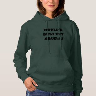 Schwarzweiss-Geschenke des Gut-est Abuela der Welt Hoodie