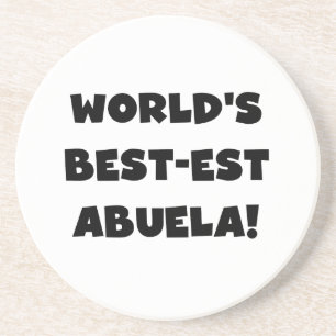 Schwarzweiss-Geschenke des Gut-est Abuela der Welt Untersetzer