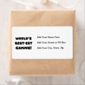 Schwarzweiss-Geschenke des Gut-est Gammie der Welt (Insitu)