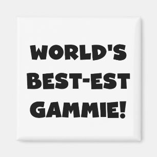 Schwarzweiss-Geschenke des Gut-est Gammie der Welt Magnet