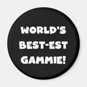 Schwarzweiss-Geschenke des Gut-est Gammie der Welt Magnet