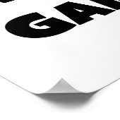 Schwarzweiss-Geschenke des Gut-est Gammie der Welt Poster (Ecke)