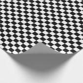 Schwarzweiß Geschenkpapier (Ecke)