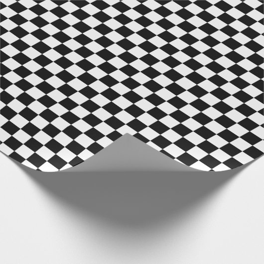Schwarzweiß Geschenkpapier (Ecke)