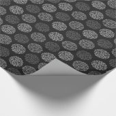 Schwarzweiss Geschenkpapier (Ecke)