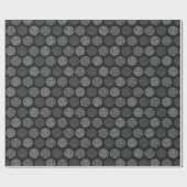 Schwarzweiss Geschenkpapier (Flach)