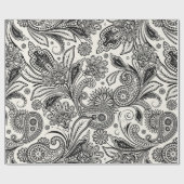 Schwarzweiß Geschenkpapier (Flach)