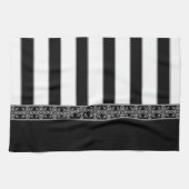 Schwarzweiß Geschirrtuch (Horizontal)