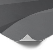 Schwarzweiß gestrichene Abstrakte Hintergrundfarbe Poster (Ecke)