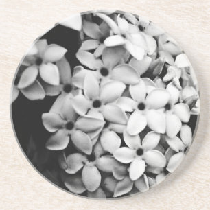 Schwarzweiß Getränkeuntersetzer